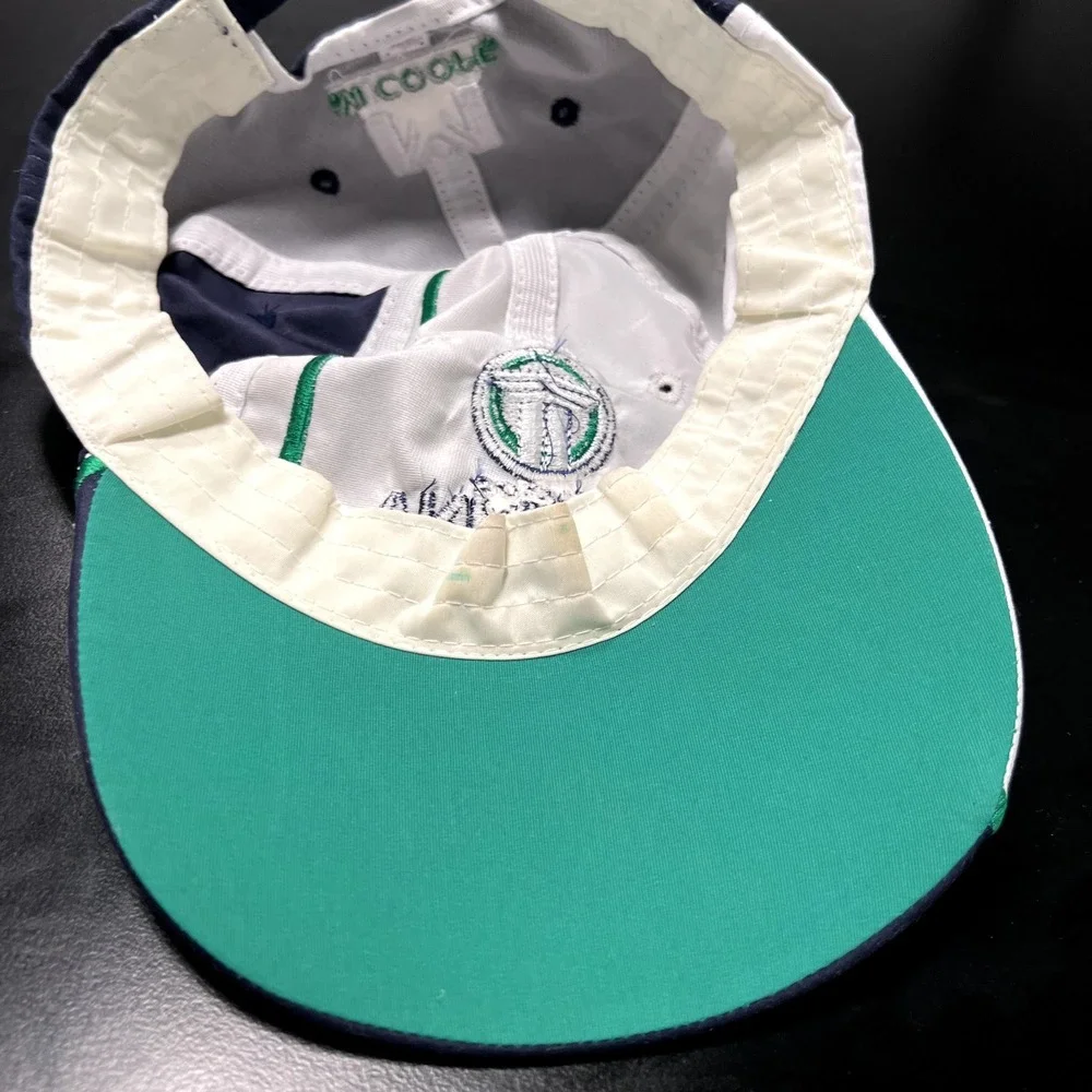 Columbia Hat Cap Strap Back‎ Baseball Ball Cap Blue White Green Light Adjustable